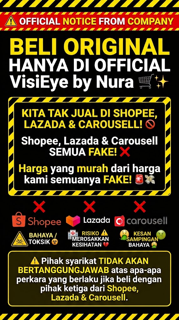 Amaran Produk Palsu